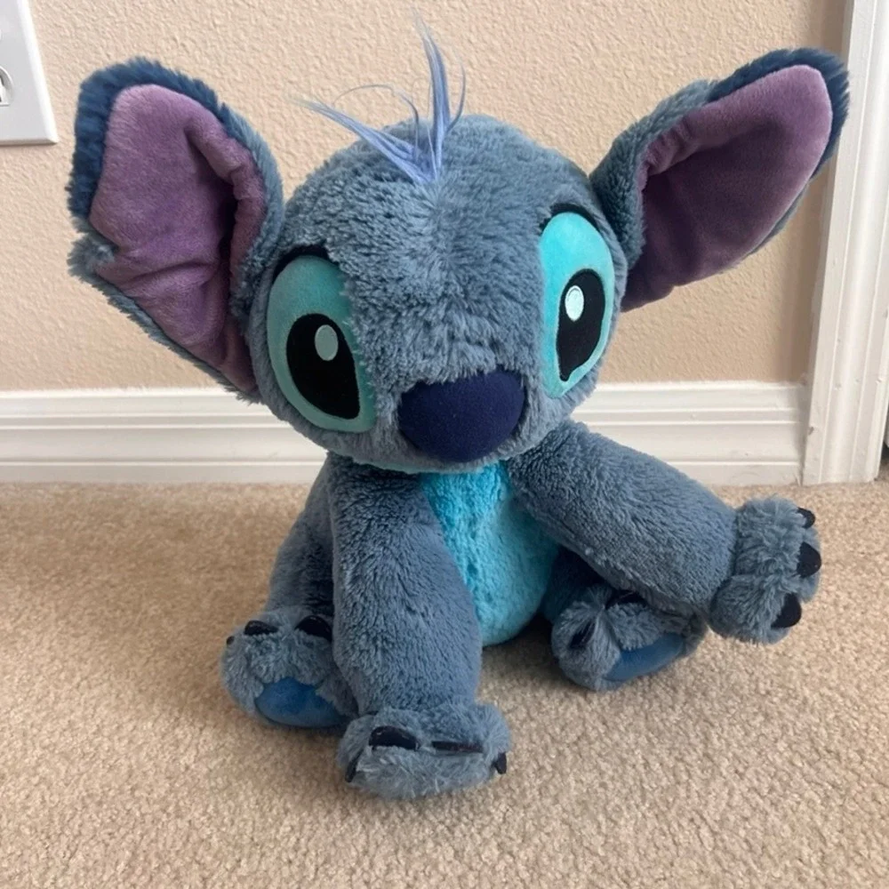 Disney‎ Lilo & Stitch Plush Stuffed Animal Blue Purple Alien 14 inch